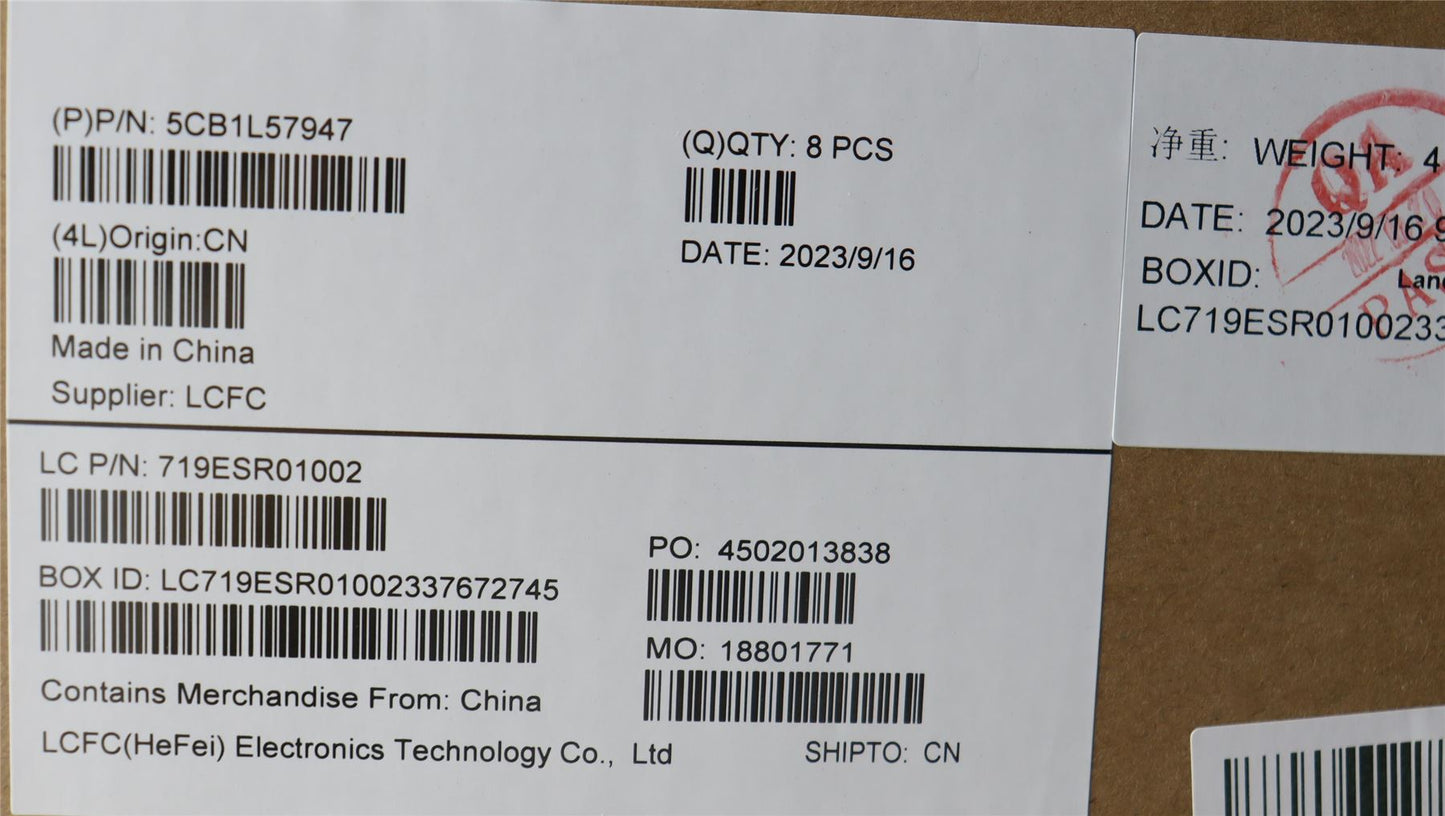 Lenovo FRU KT6D2_C_COVER_WL_SUB_ASSY_GY 5CB1L57947