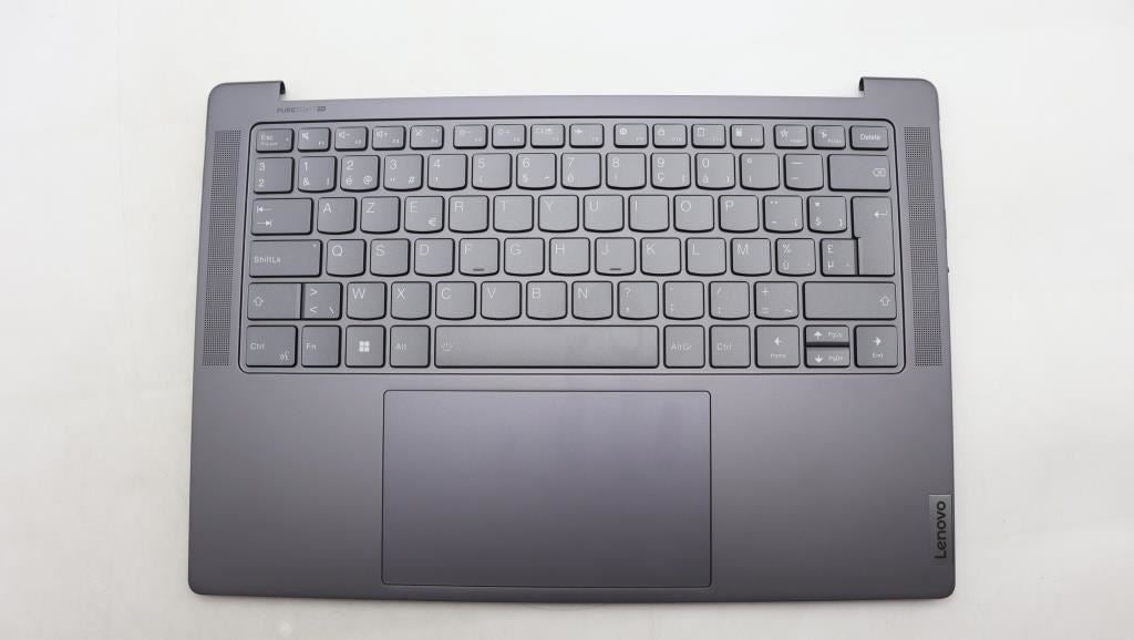 Lenovo Yoga 7 14APH8 Palmrest Cover Touchpad Keyboard Belgian Grey 5CB1L80268