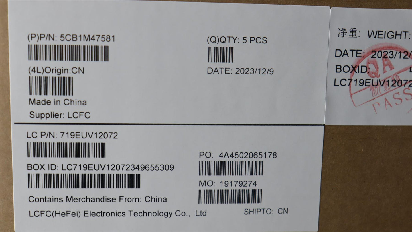Lenovo COVER Upper Case ASM_BEL L 83EMAB NBL 5CB1M47581