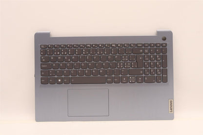 Lenovo IdeaPad 3 15IAU7 Palmrest Cover Touchpad Keyboard Misty Blue 5CB1H78161