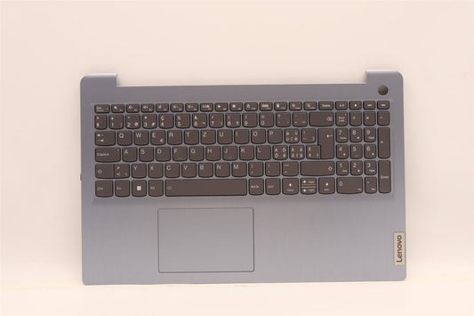 Lenovo IdeaPad 3 15IAU7 Palmrest Cover Touchpad Keyboard Misty Blue 5CB1H78161