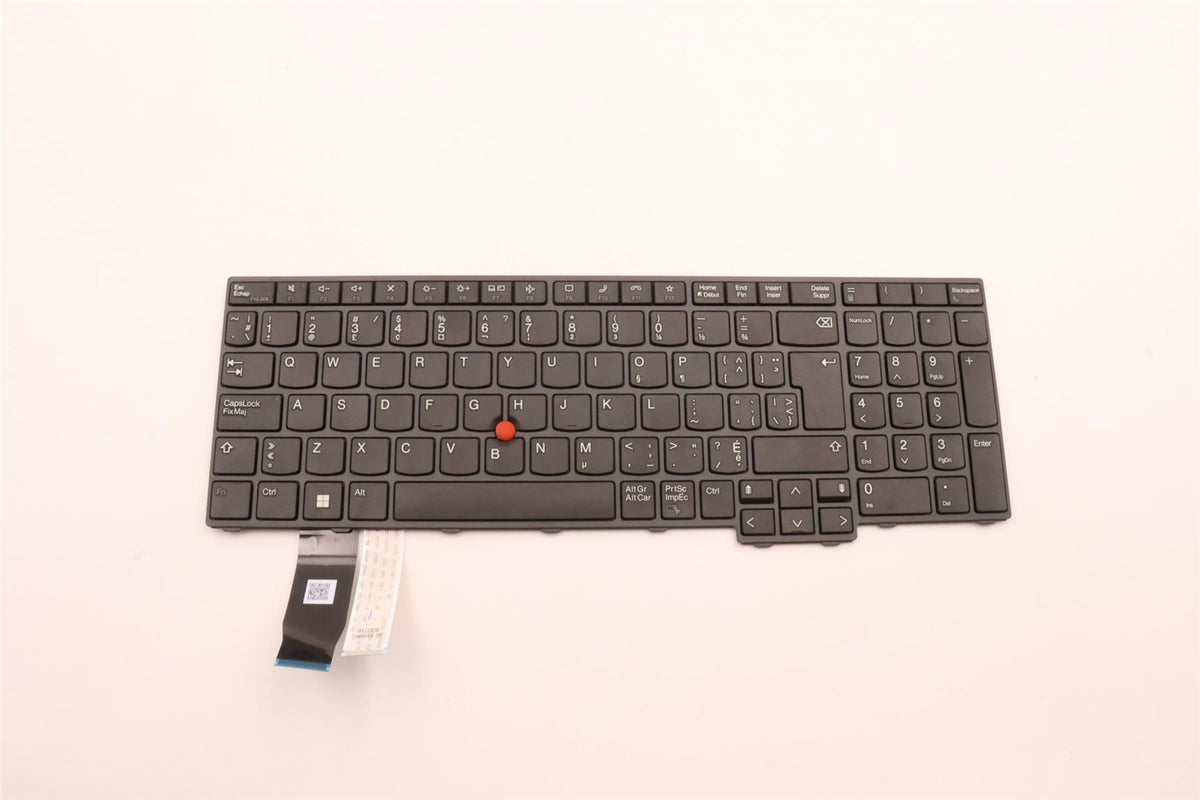 Lenovo CS22 NM TOP,BK-NBL,PMX,FRA/ENG English French Keyboard 5N21D93830