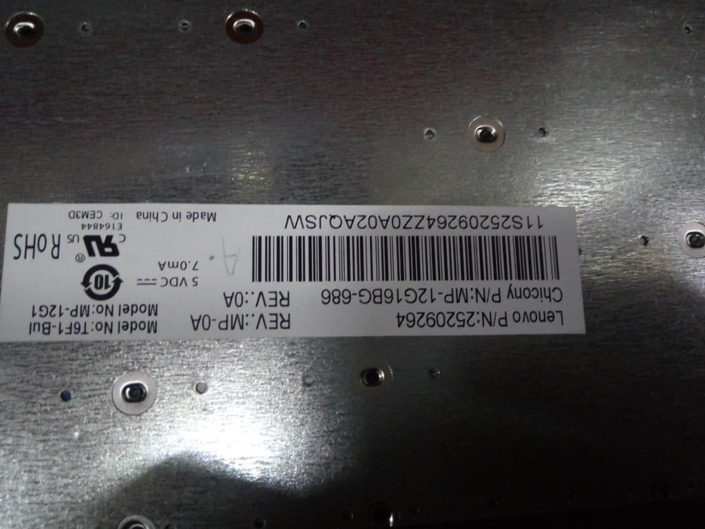 Lenovo CCYT6F1BUL102KeyBlkKSlvF KBD（win8） Keyboard 25209264