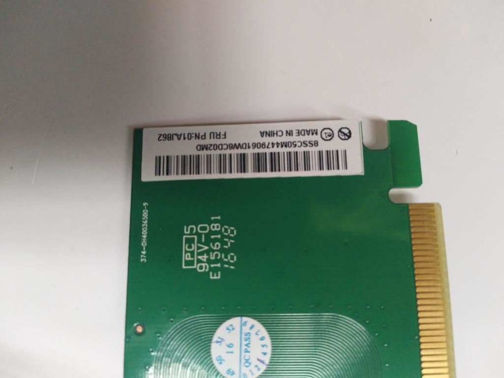 Lenovo PCIeX16 to M.2 SSD riser LP 01AJ862