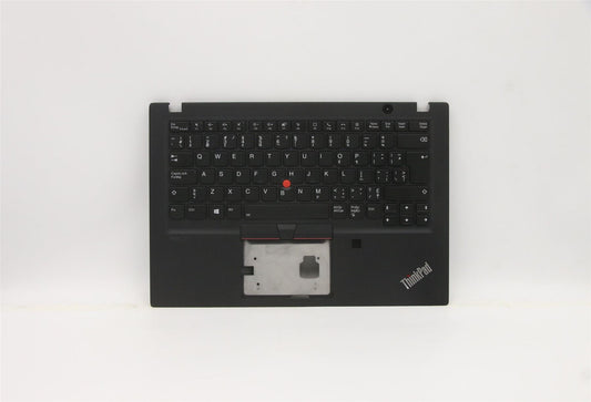 Lenovo ThinkPad T14s Keyboard Palmrest Top Cover UK Black Backlit 5M10Z41381