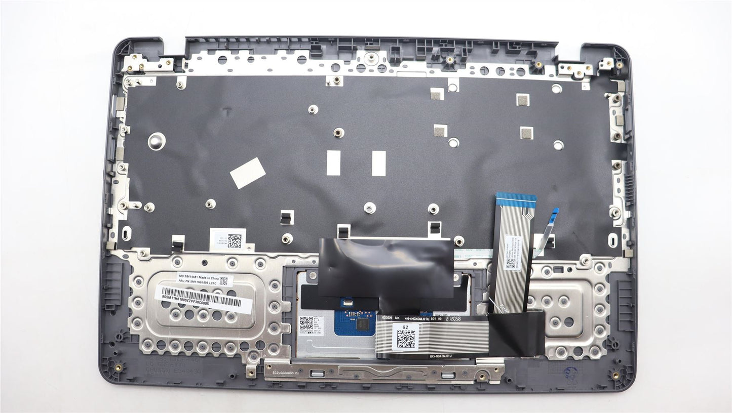 Lenovo 14e Gen3 Keyboard Palmrest Top Cover Belgian Black 5M11H61996