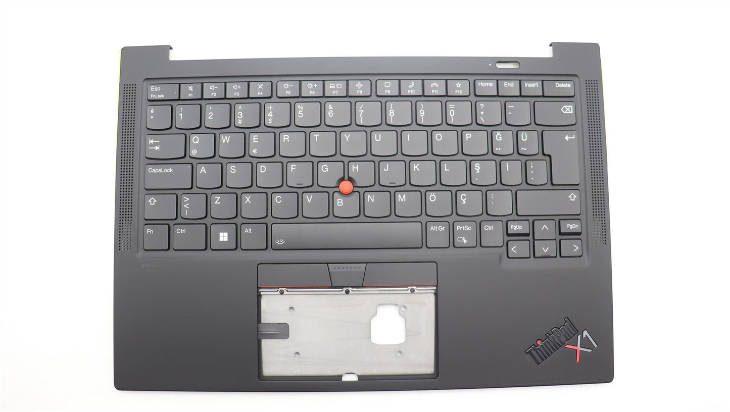 Lenovo ThinkPad X1 10th Gen Palmrest Cover Keyboard Turkish Black 5M11H44188