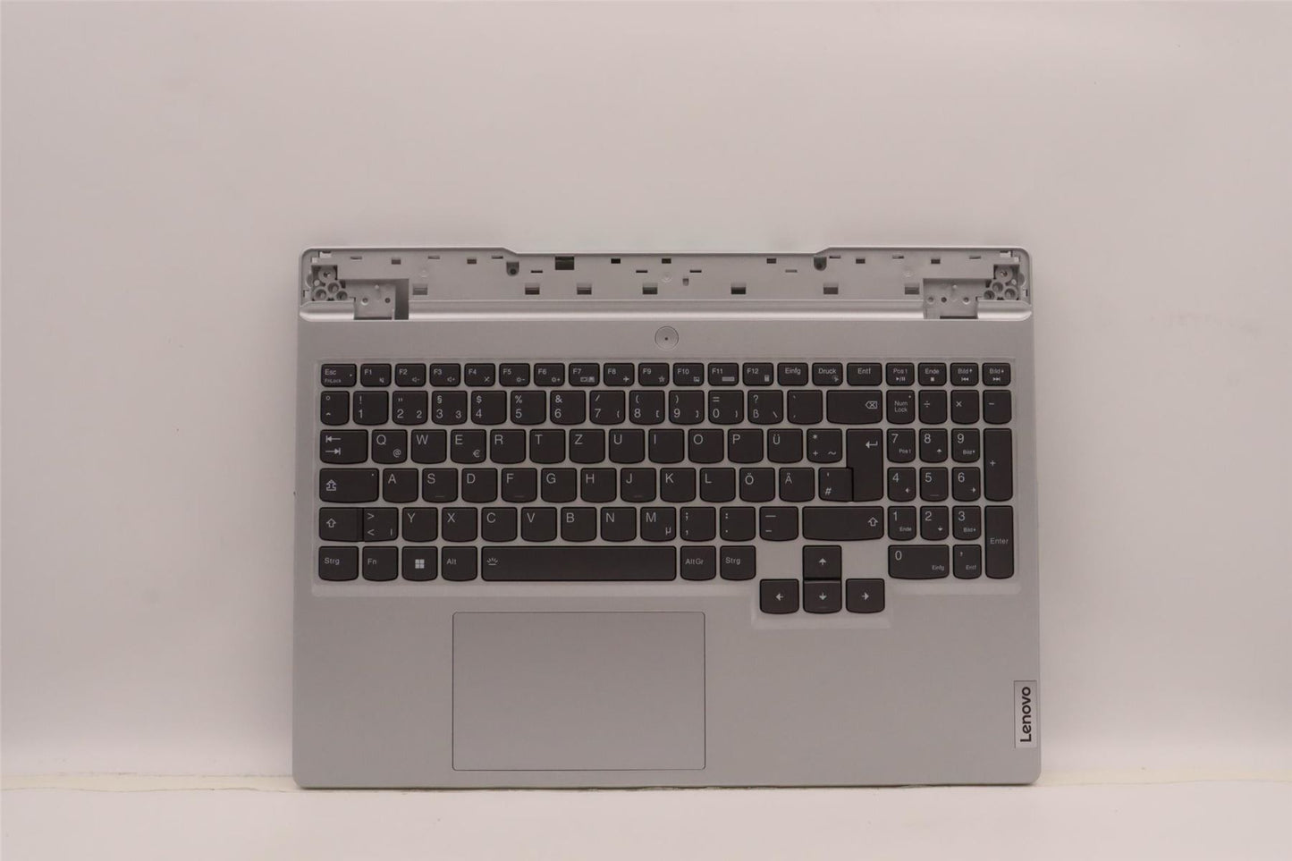 Lenovo 5 15IAH7H Palmrest Cover Touchpad Keyboard German Cloud Grey 5CB1F38672