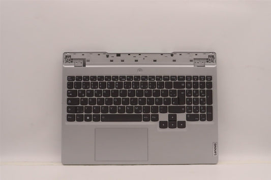 Lenovo 5 15IAH7H Palmrest Cover Touchpad Keyboard German Cloud Grey 5CB1F38672