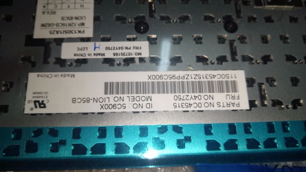Lenovo E431/E440, SK, CHY Keyboard 04Y2750