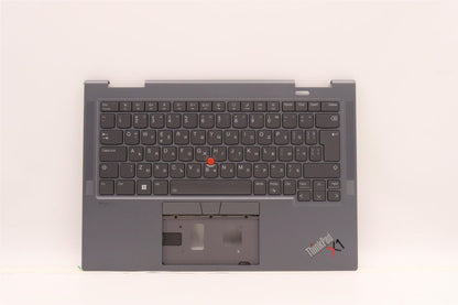 Lenovo ThinkPad X1 7th Gen Keyboard Palmrest Top Cover Bulgarian 5M11H45768