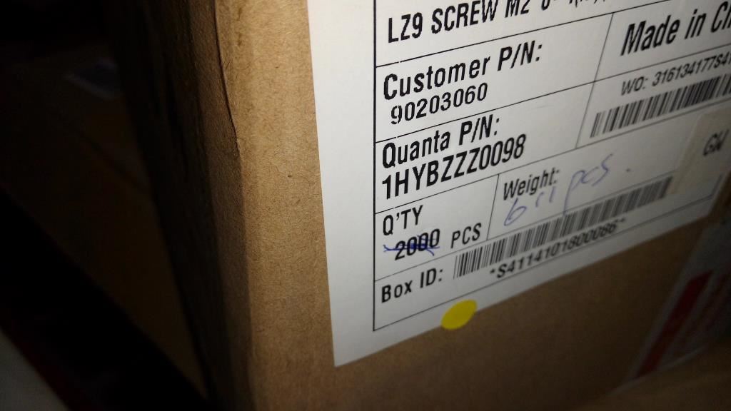 Lenovo LZ9 SCREW M2*8-I(NI)(NYLOK)STEEL 90203060