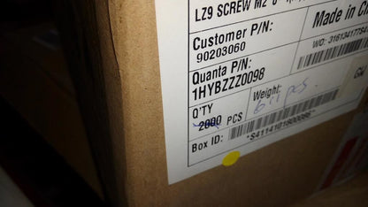 Lenovo LZ9 SCREW M2*8-I(NI)(NYLOK)STEEL 90203060