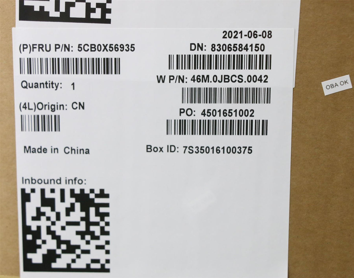 Lenovo Upper Case ASM_TI W 81VT IB 5CB0X56935