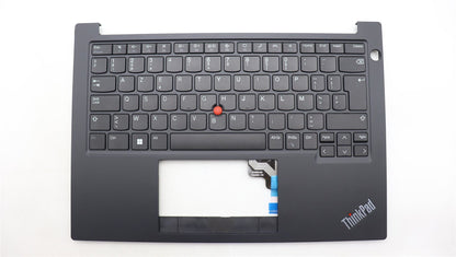 Lenovo ThinkPad E14 Gen 5 s Keyboard Palmrest Top Cover Belgian Black 5M11L59669