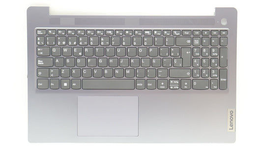 Lenovo IdeaPad 3 15AMN8 Palmrest Cover Touchpad Keyboard Spanish Grey 5CB1L27535