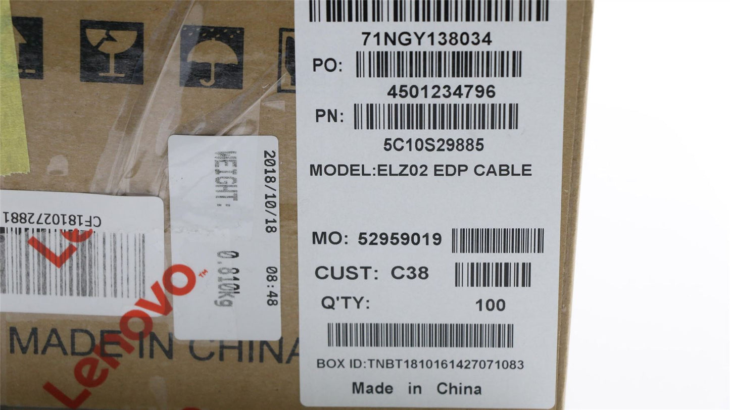 Lenovo IdeaPad S530-13IWL S530-13IML Cable Lcd Screen Display LED 5C10S29885
