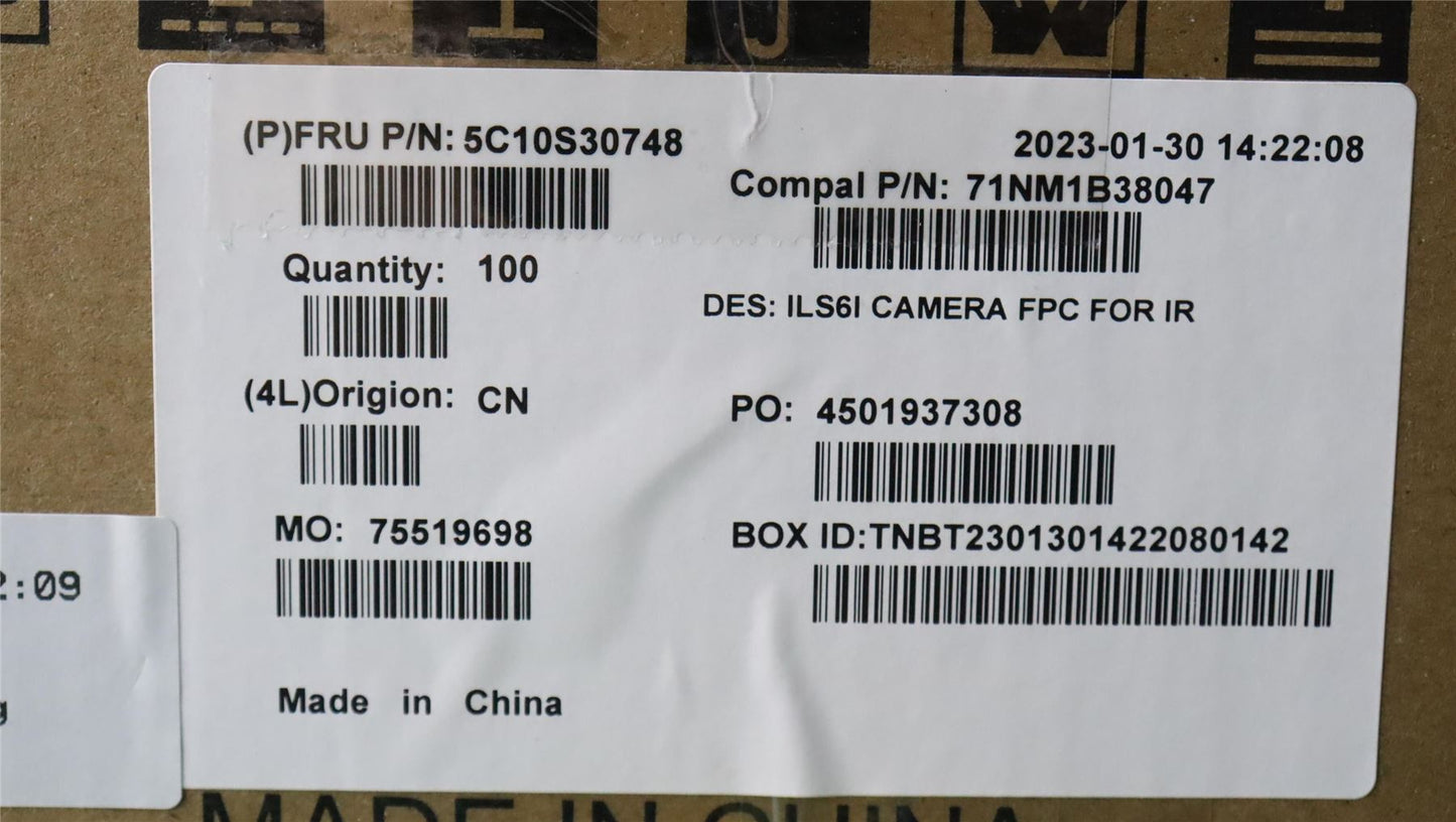 Lenovo Slim 5 16ABR8 5 16IAH8 5 16IRL8 Cable Webcam Camera 5C10S30748