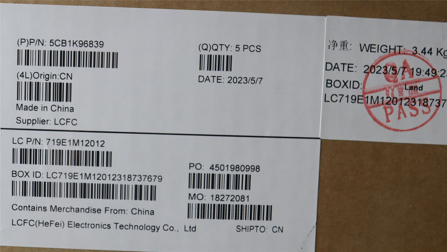 Lenovo IdeaPad 3 15ABR8 Palmrest Cover Touchpad Keyboard US Europe 5CB1K96839