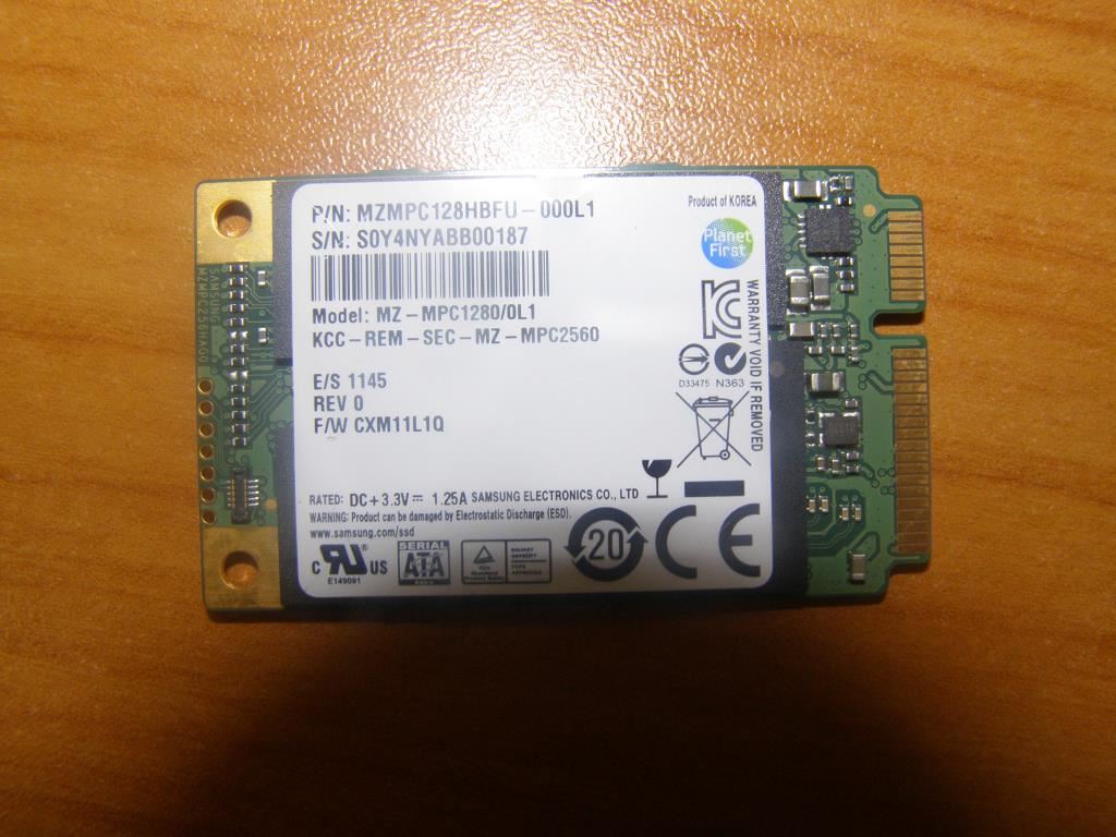 Lenovo 16200110 HDD_ASM Samsung MZMTD128HAFV mSATA 128G