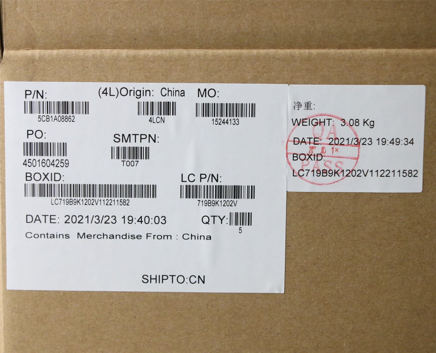 Lenovo Upper Case ASM_POR L82BH DM 5CB1A08862
