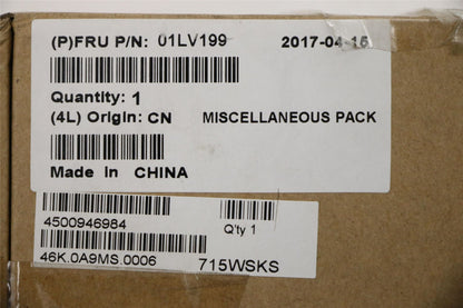 Lenovo 01AY915 LABEL GEO Label Misc kit,Silver