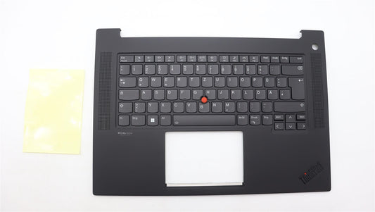 Lenovo ThinkPad P1 Gen 6 Palmrest Cover Keyboard German Black 5M11L88783