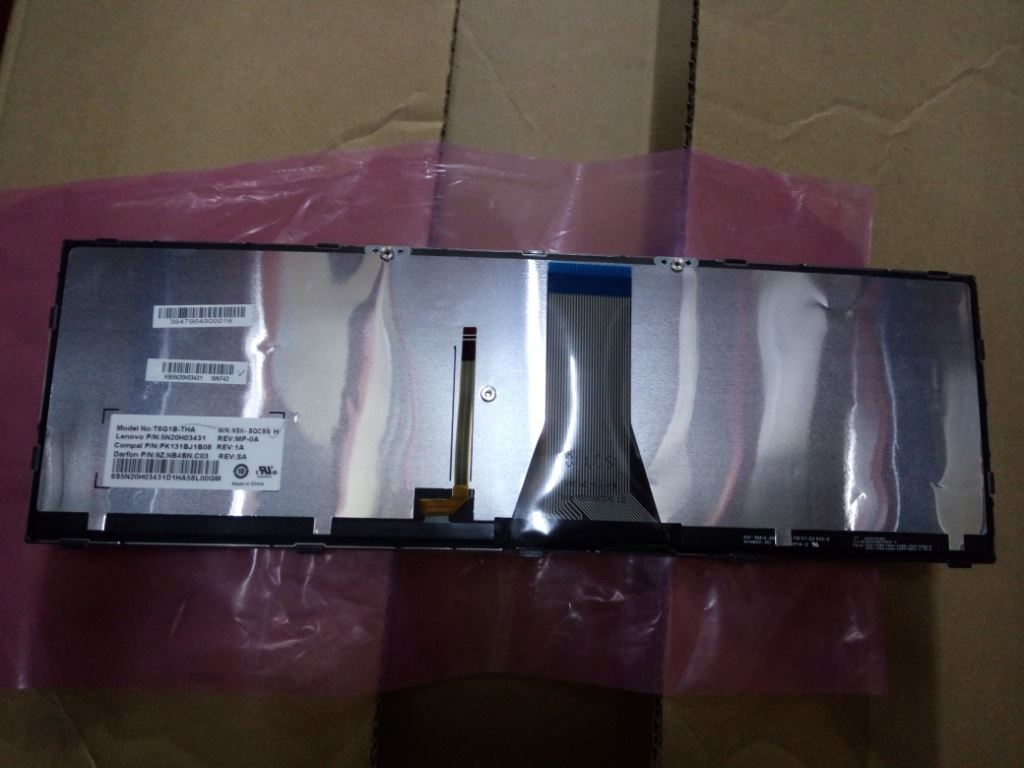 Lenovo THA-T6G1B-JME-BlackKey-BLKBD Thai Keyboard 5N20H03530