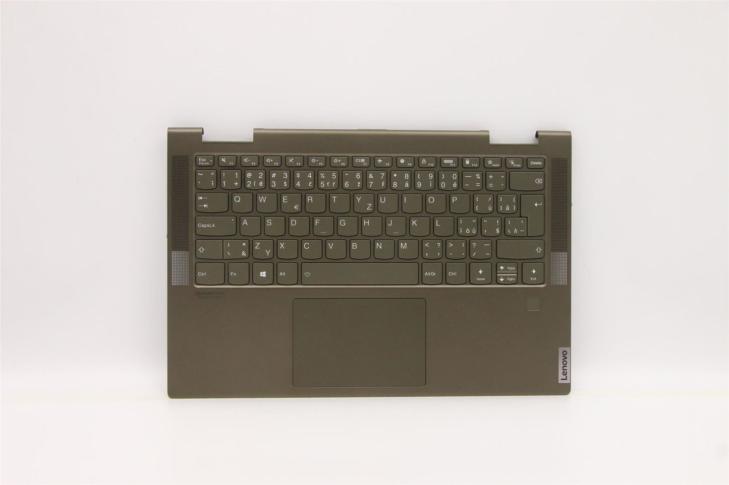 Lenovo Yoga 7-14ITL5 Palmrest Cover Touchpad Keyboard Czech Slovakian 5CB1A08873