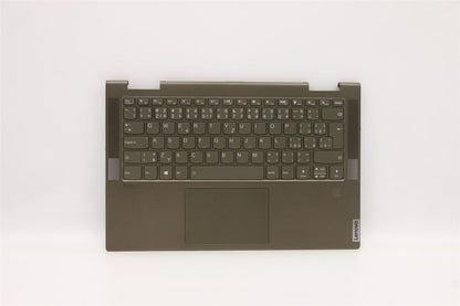 Lenovo Yoga 7-14ITL5 Palmrest Cover Touchpad Keyboard Czech Slovakian 5CB1A08873
