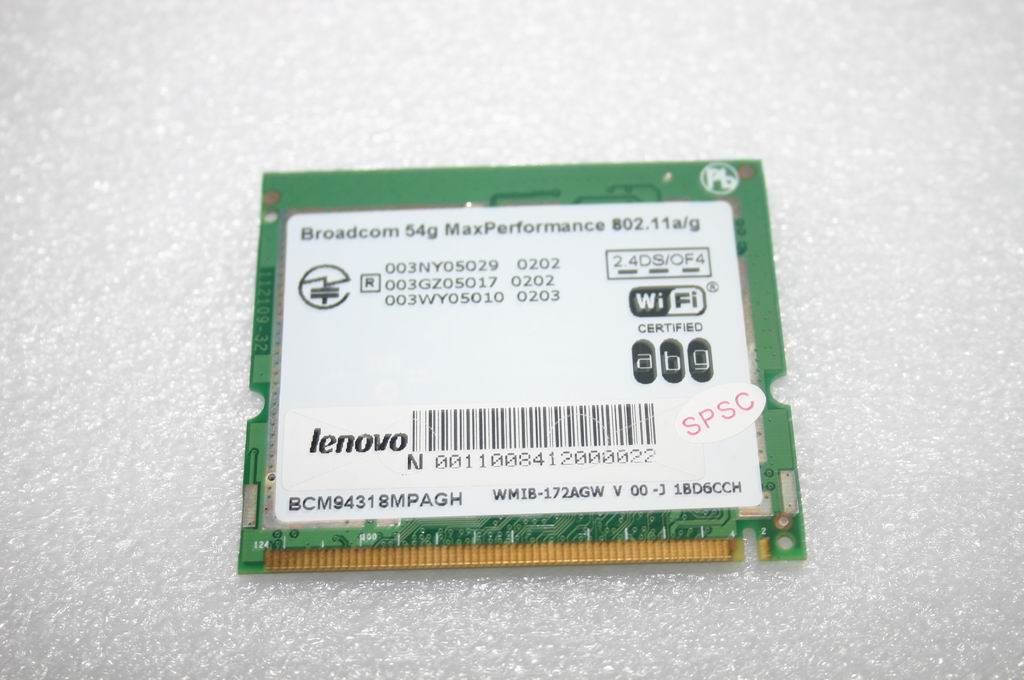Lenovo MiniPCI802.11a/b/gLenovo SKU3网卡41W1191 PCI Board 11008412