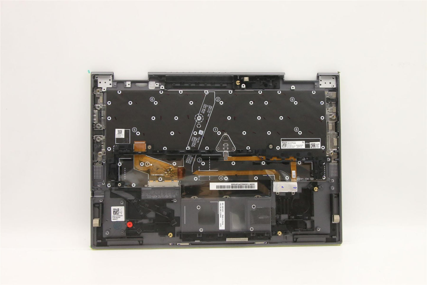 Lenovo ThinkPad X1 6th Gen Keyboard Palmrest Top Cover Storm Grey 5M11C40956