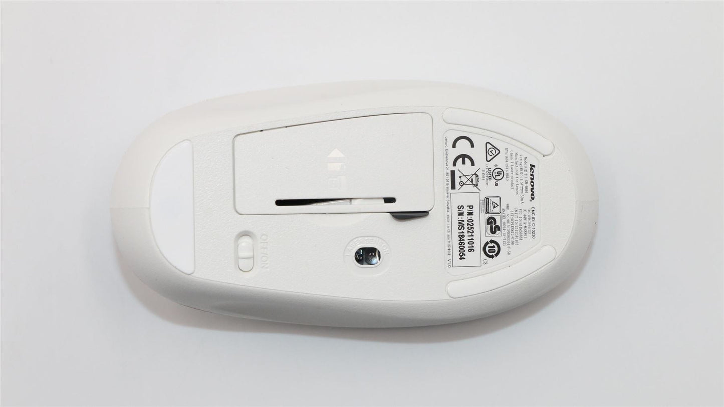 Lenovo MOUSE Liteon SM-8861(WW) 2.4G Mouse Whit 25211016