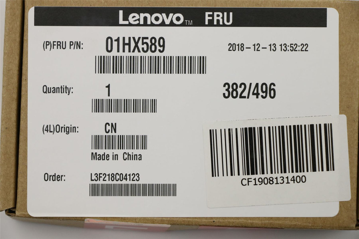 Lenovo 01HX589 MECHANICAL, System Misc