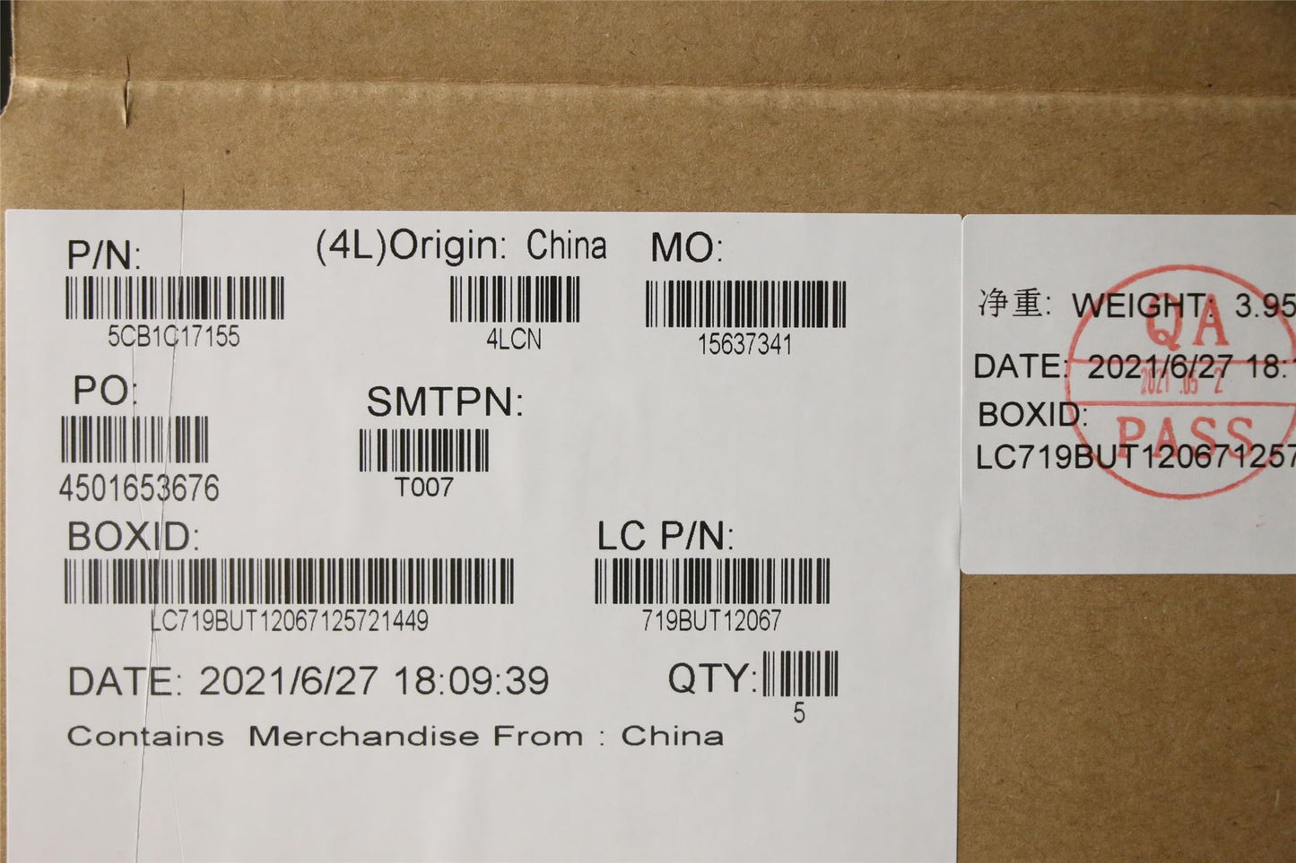 Lenovo Upper Case ASM_GER L81X8 NFPABDIS 5CB1C17155