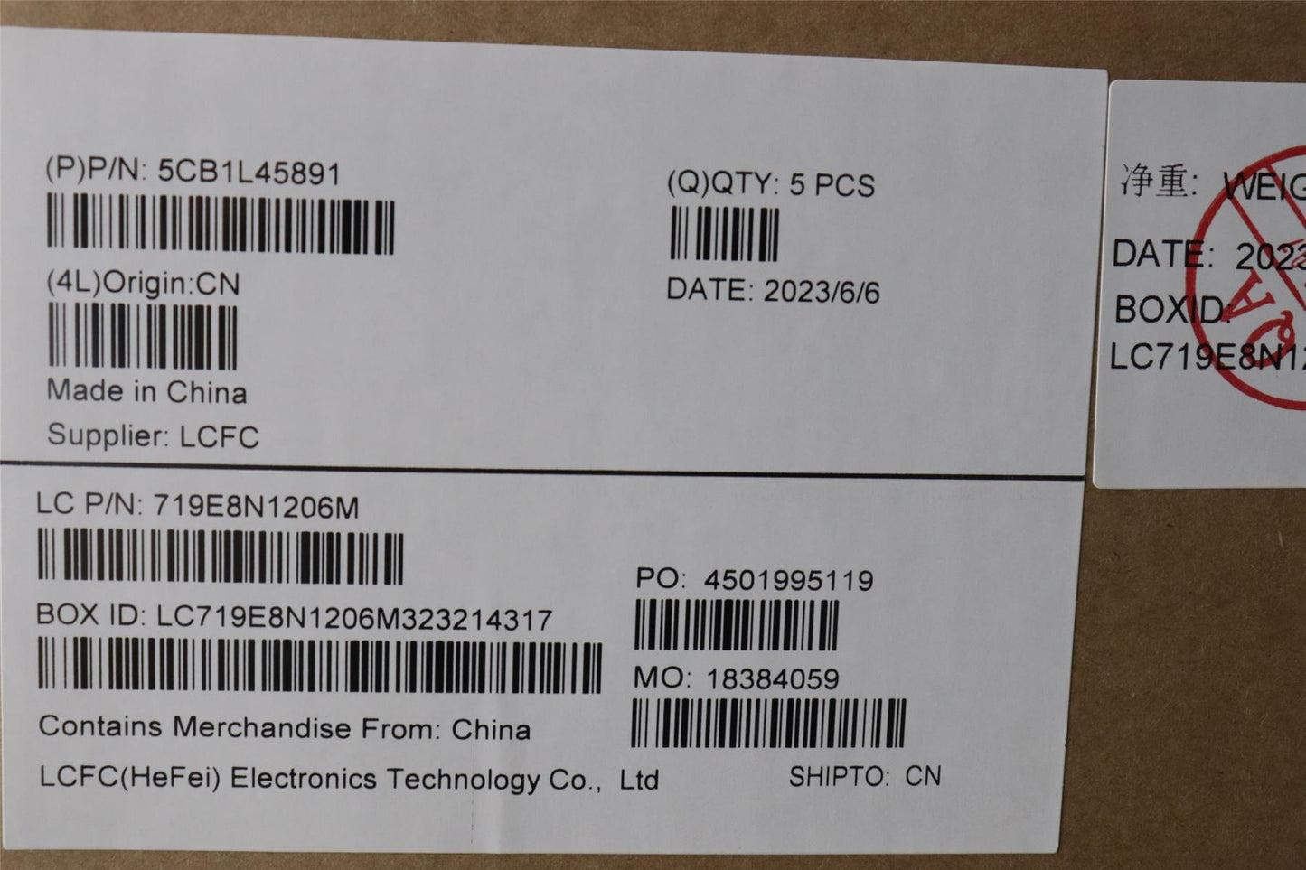 Lenovo IdeaPad 3 15IRU8 Palmrest Cover Touchpad Keyboard Nordic 5CB1L45891