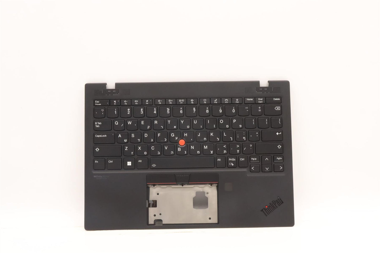 Lenovo ThinkPad X1 Gen 2 Keyboard Palmrest Top Cover Hebrew Black 5M11H41812