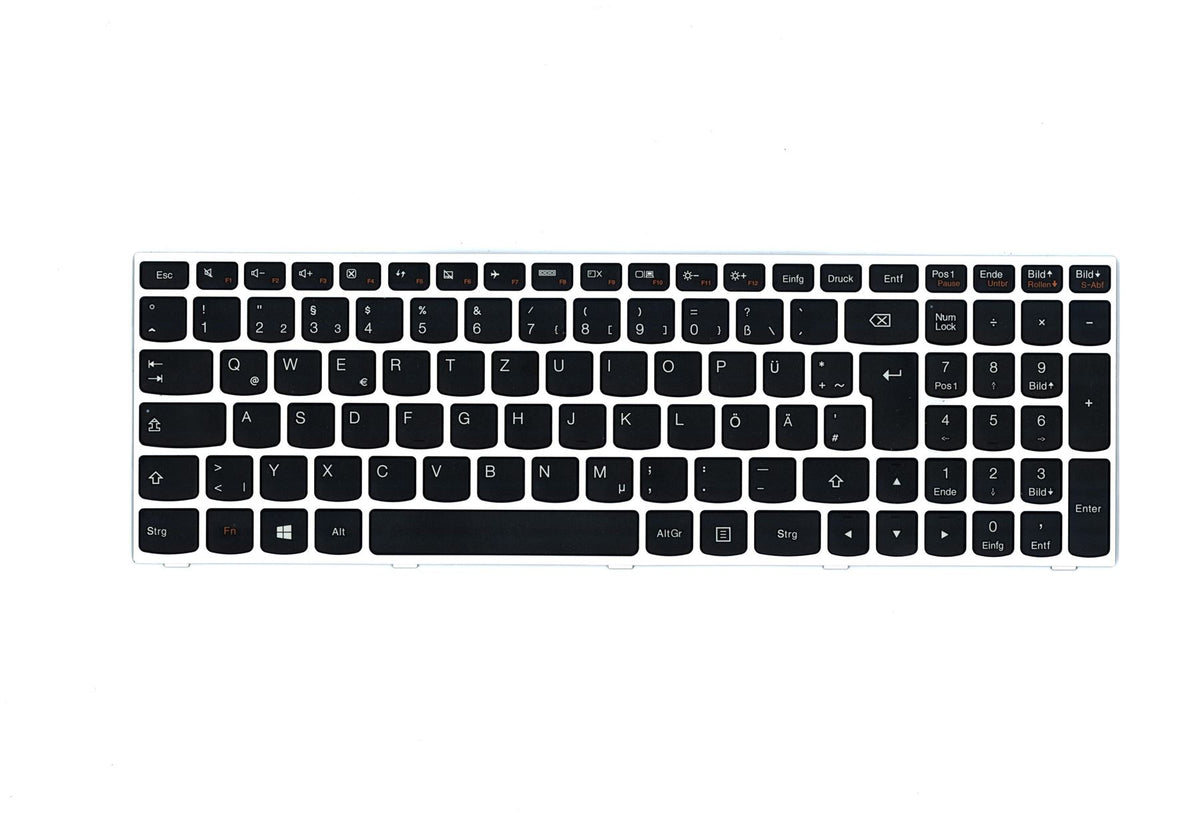 Lenovo Z51-70 IdeaPad 500-15ACZ 500-15ISK Keyboard German Silver 5N20H03532