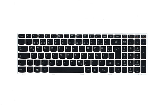 Lenovo Z51-70 IdeaPad 500-15ACZ 500-15ISK Keyboard German Silver 5N20H03532