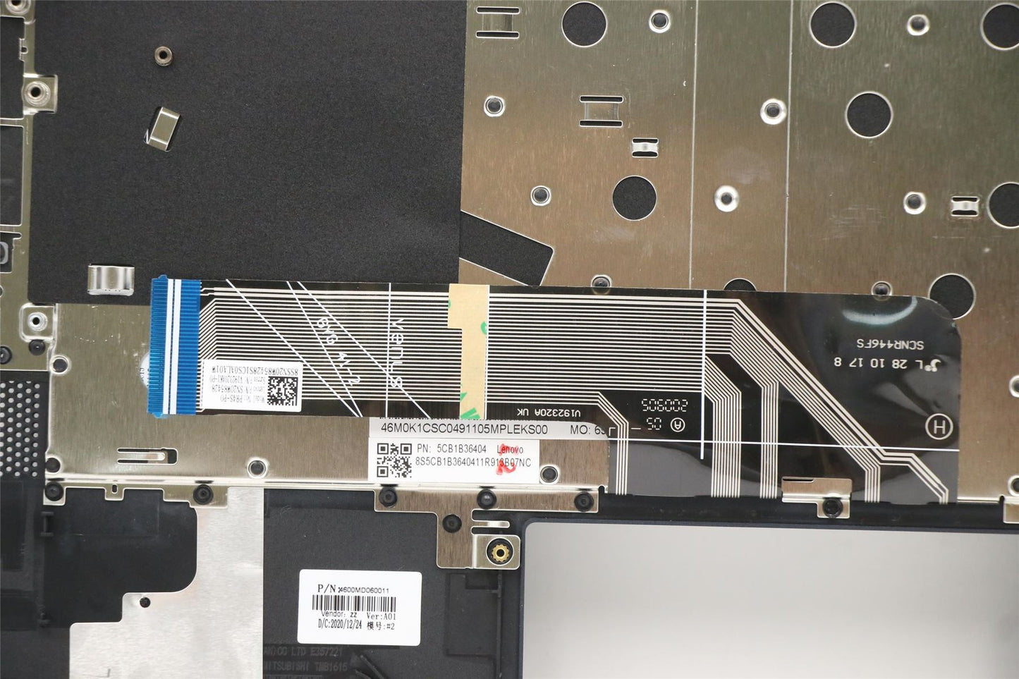 Lenovo Upper Case ASM_POR W 82HS AB 5CB1B36404