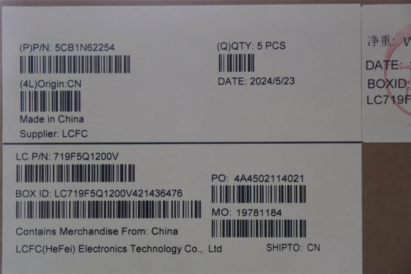 Lenovo Upper Case ASM_CZE/SLK L 83DNTT PS 5CB1N62254