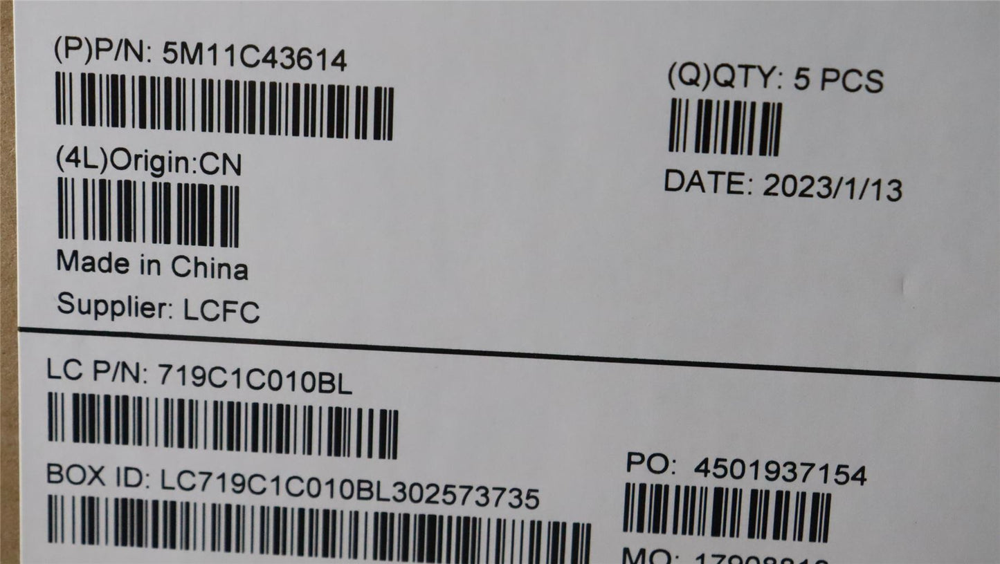 Lenovo MECH_ASM KB C BUL BKLT(PMX)PT UK BK 5M11C43614