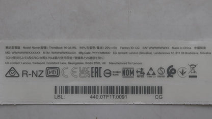 Lenovo LABELW 21KH GEO KIT 5L10W35151