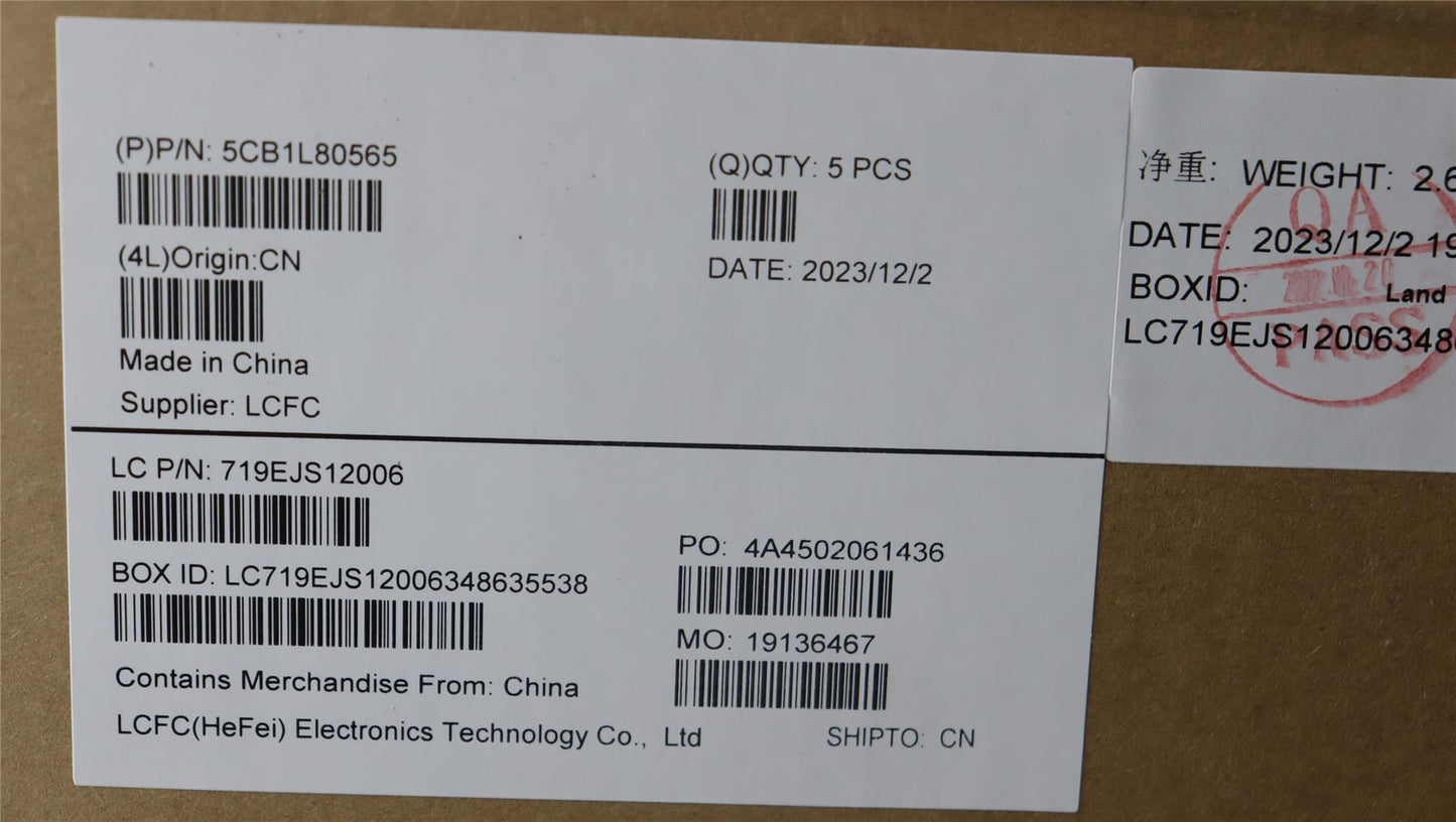 Lenovo Yoga 7 14APU8 Palmrest Cover Touchpad Keyboard French 5CB1L80565