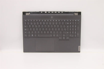 Lenovo 7 16ITHg6 Palmrest Cover Touchpad Keyboard Spanish Grey 5CB1D05133
