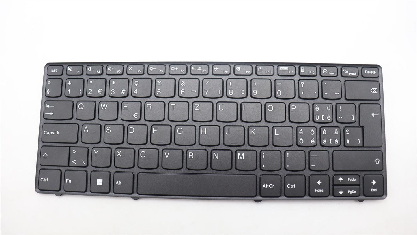 Lenovo 500w Gen 4 300w Gen 4 100w Gen 4 Keyboard Swiss Black Backlit 5N21L44186