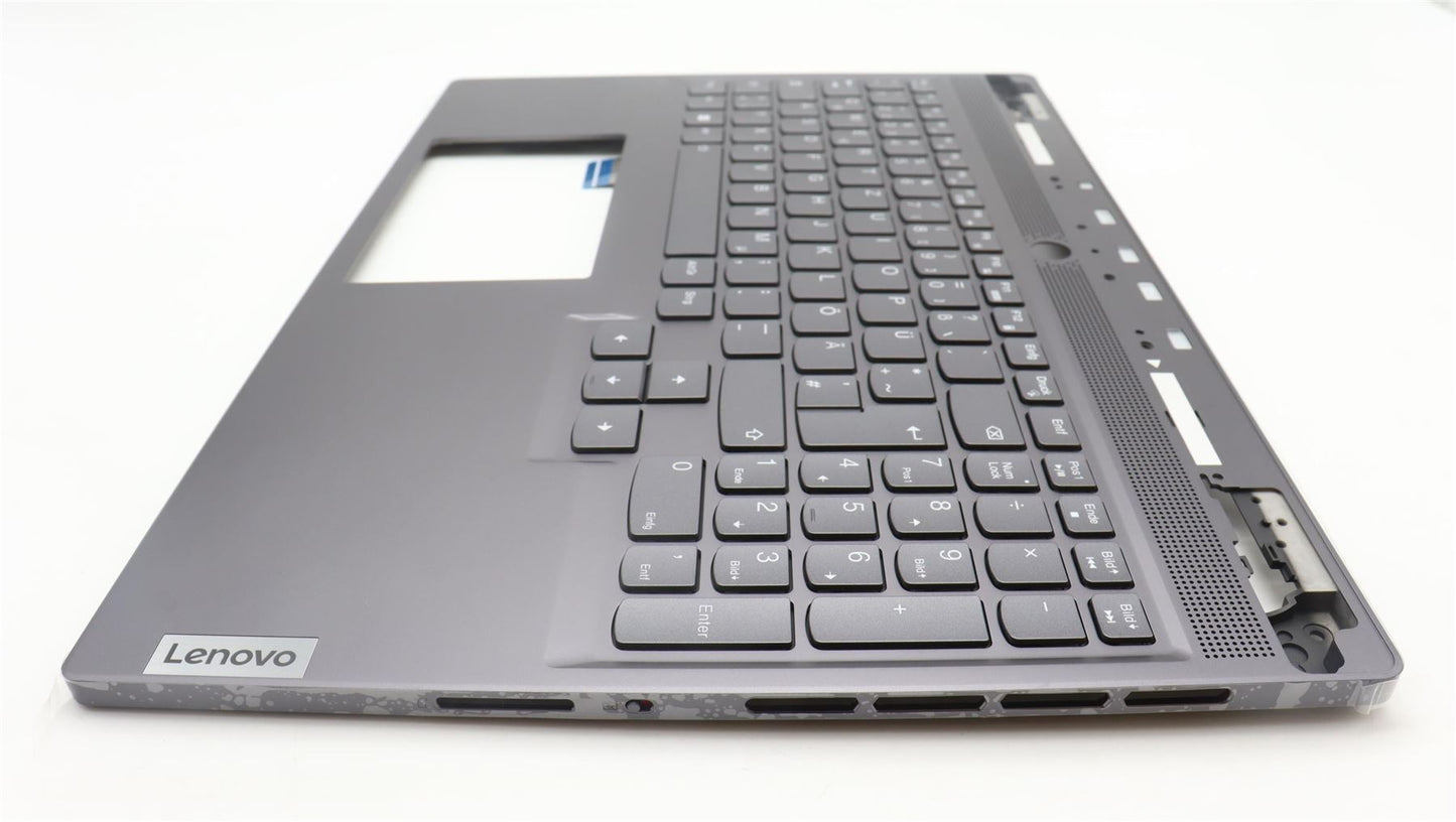 Lenovo Legion S7 16IRH8 Palmrest Cover Keyboard German Grey Backlit 5CB1L67976