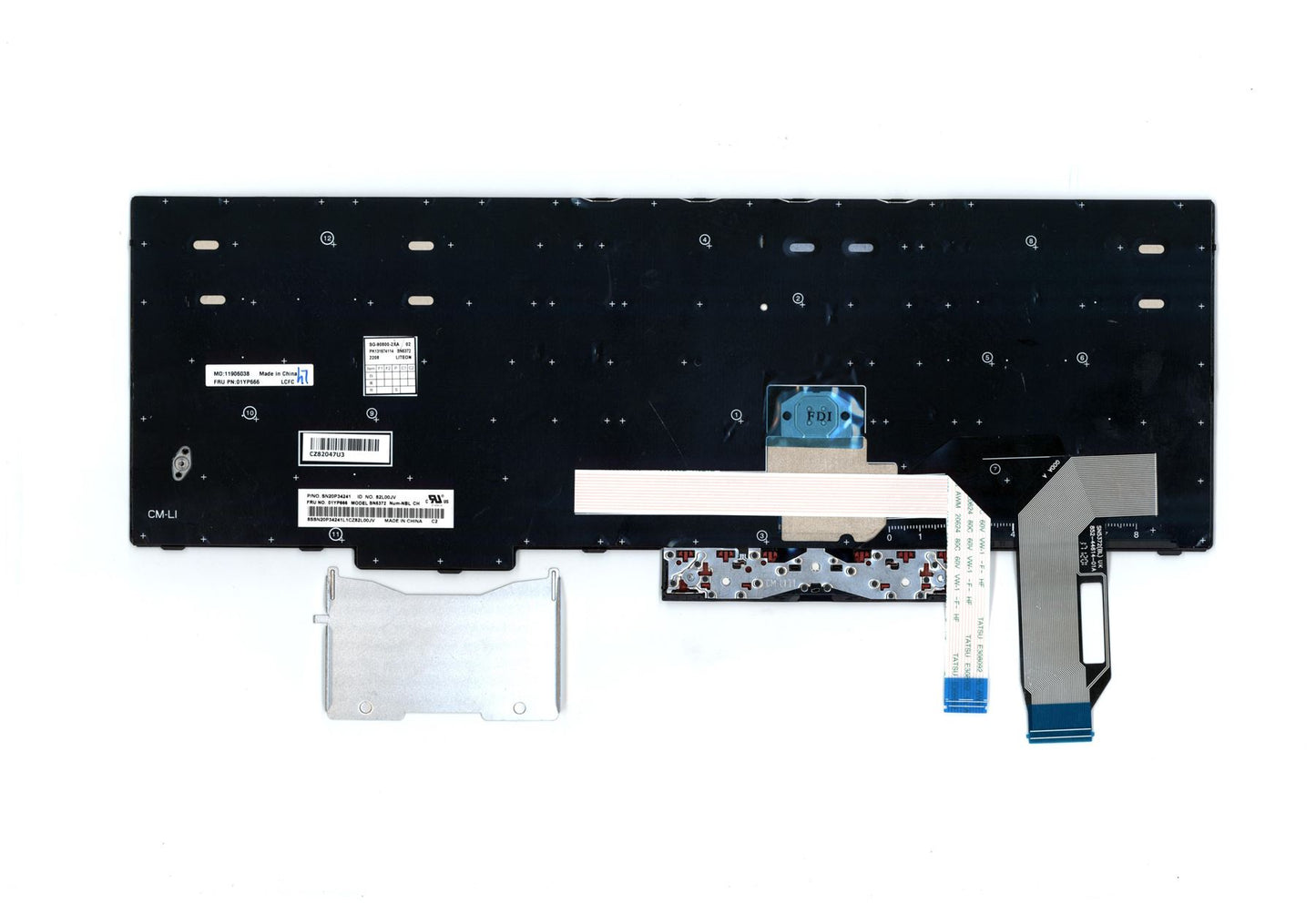Lenovo ThinkPad E580 E585 E590 E595 L580 L590 T590 Keyboard Black 01YP666