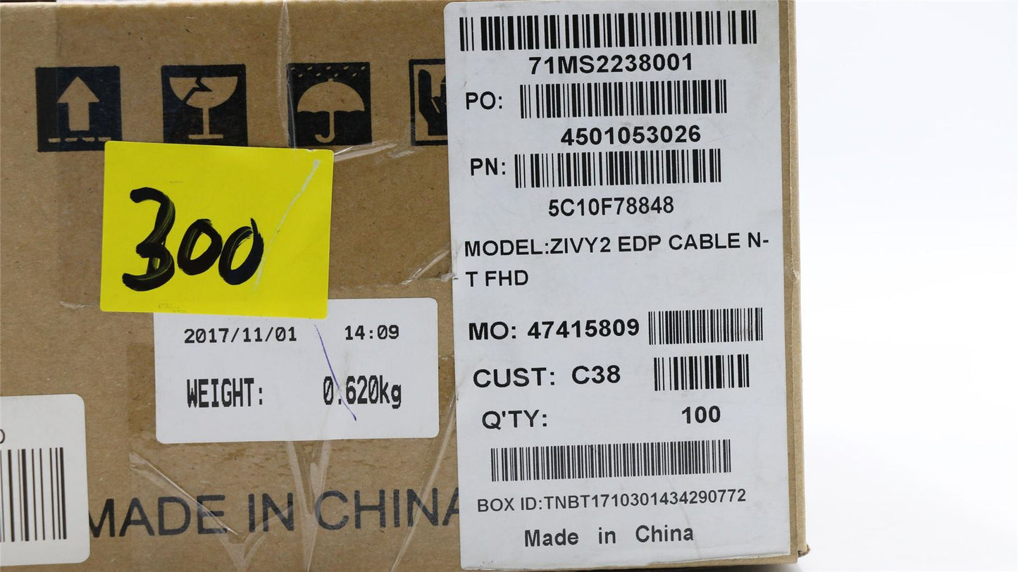 Lenovo Y50-70 Cable Lcd Screen Display LED 5C10F78848