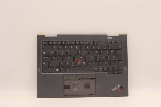 Lenovo ThinkPad X1 7th Gen Keyboard Palmrest Top Cover Slovenian Grey 5M11H45781